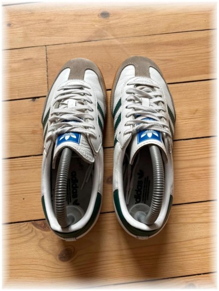 adidas samba green - taille 38 2/3