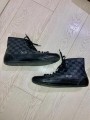 Basket Louis Vuitton Damier Leather High Graphite Black taille EU 41,5