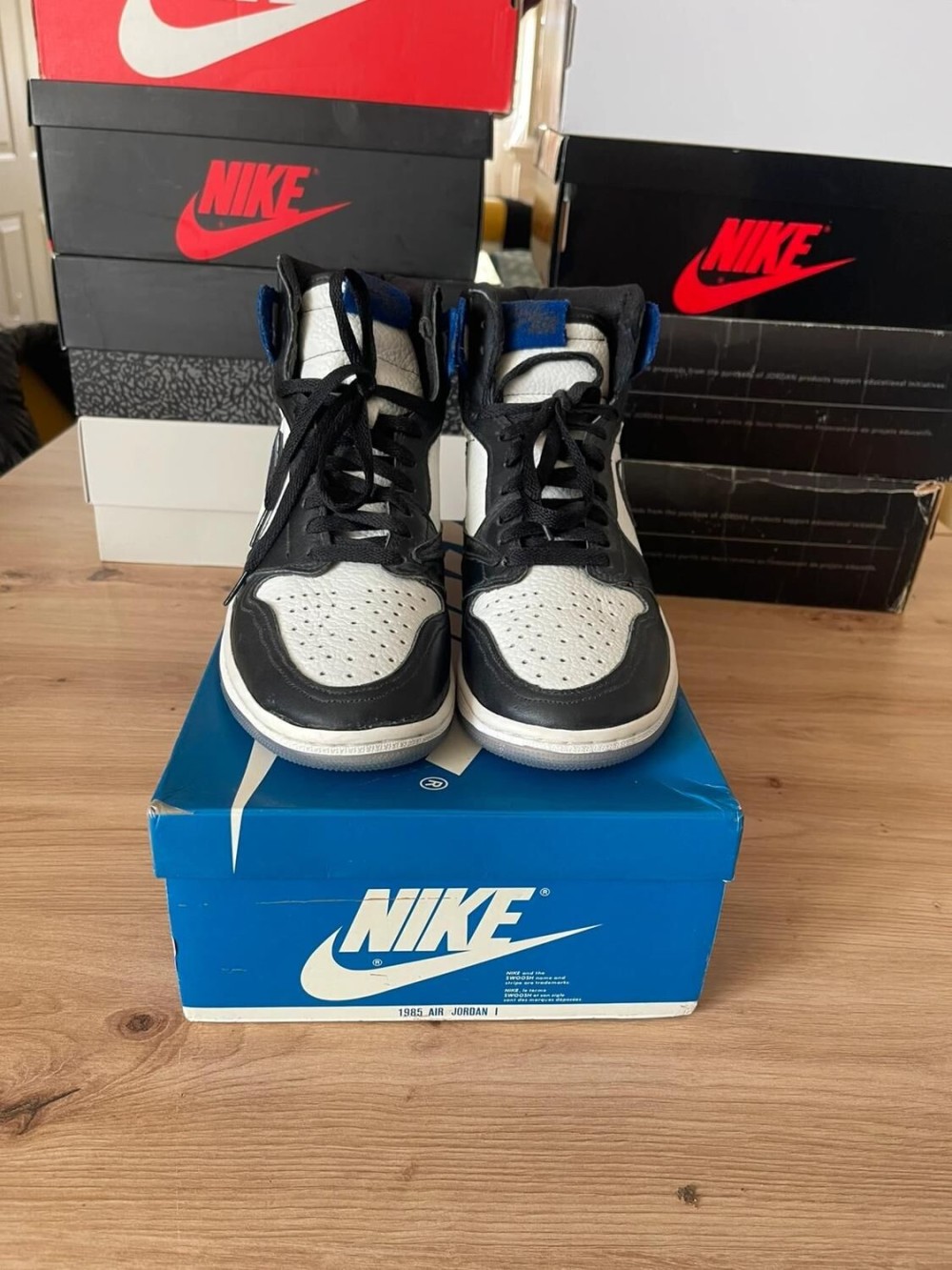 Nike Air Jordan 1 Travis Scott x Fragment reverse bespoke taille EU 42 neuve