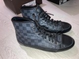 Basket Louis Vuitton Damier Leather High Graphite Black taille EU 41,5