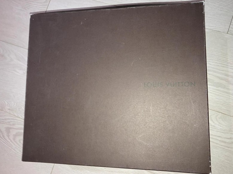 Basket Louis Vuitton Damier Leather High Graphite Black taille EU 41,5