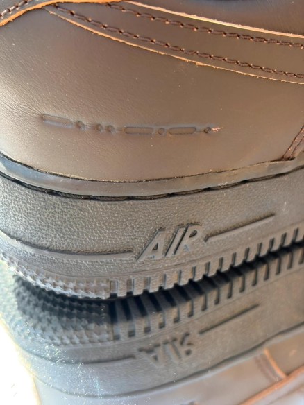 Nike Air Force 1 Morse Code Velvet Brown - EU 41