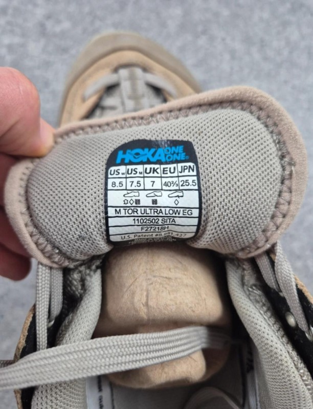 Hoka One One Tor Ultra Low Engineered Garments taille 40 2/3 2