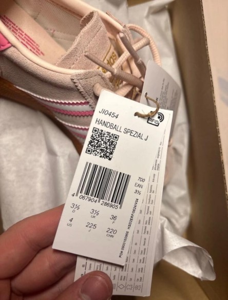 adidas handball spezial wonder quartz cloud white rose taille 36