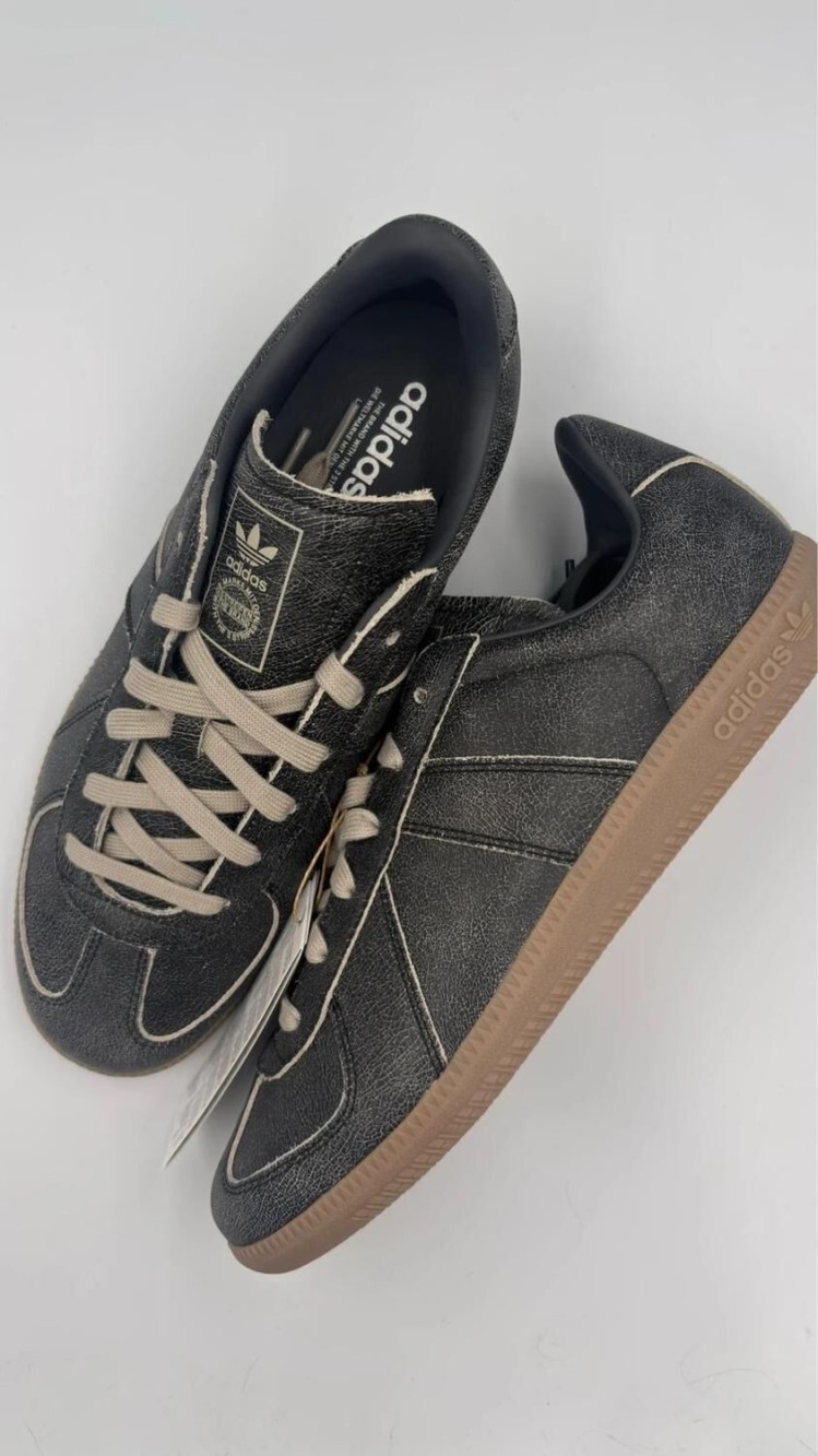 adidas bw army cracked leather/light brown/noir craquelé - 44