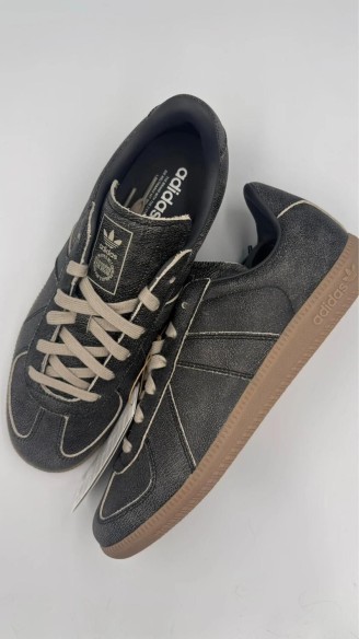 adidas bw army cracked leather/light brown/noir craquelé - 44