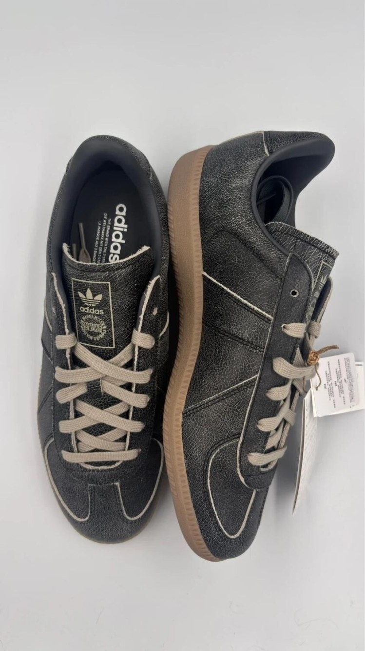 adidas bw army cracked leather/light brown/noir craquelé - 44