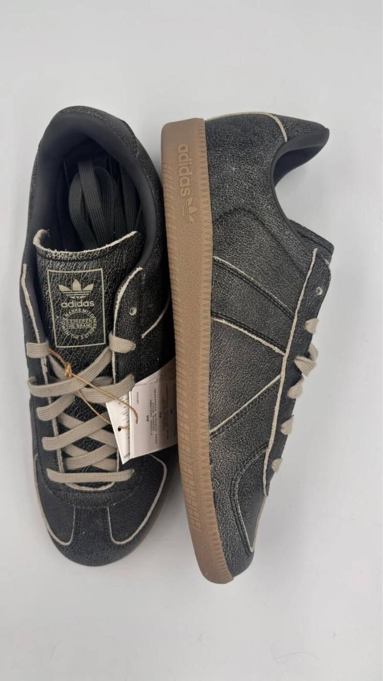 adidas bw army cracked leather/light brown/noir craquelé - 44