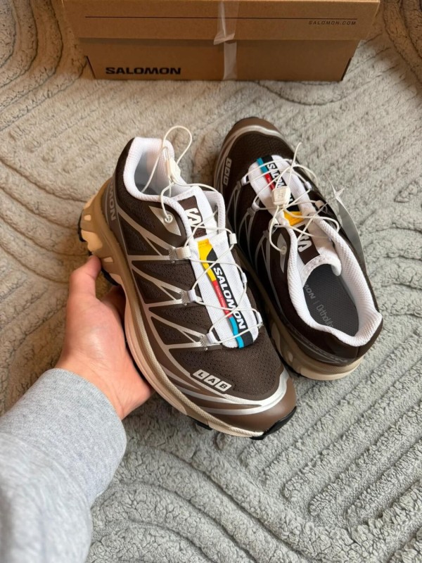 Salomon XT-6 Earth Brown Walnut - taille 38,5 2