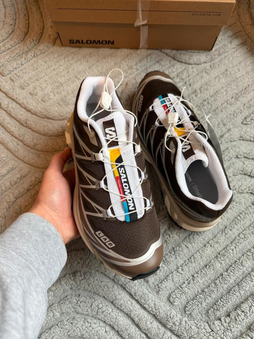 Salomon XT-6 Earth Brown Walnut - taille 36,5