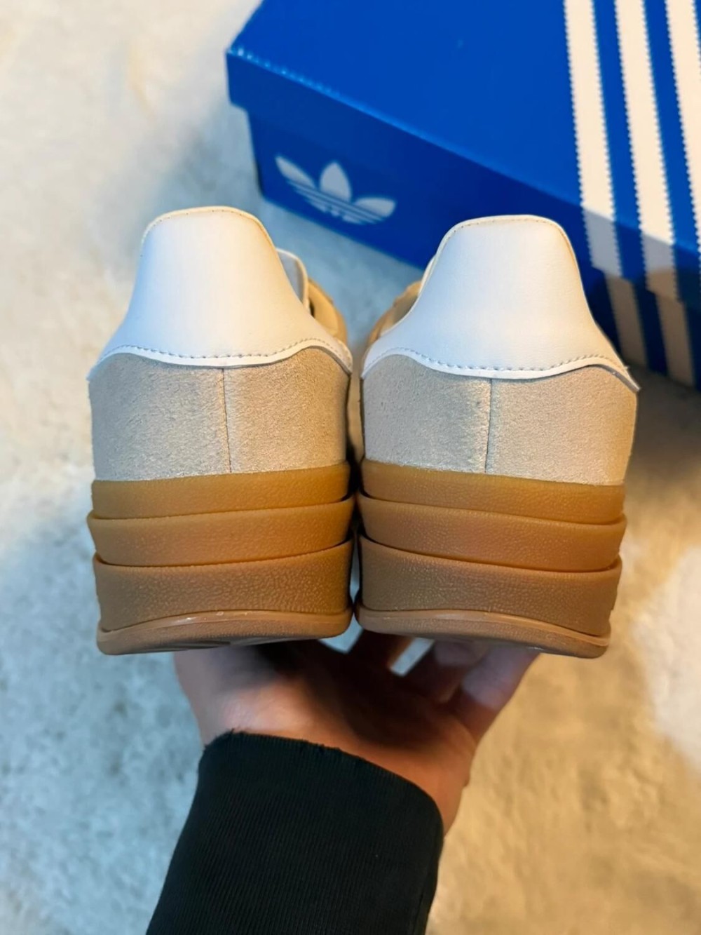 adidas gazelle bold J 'cream beige' 38