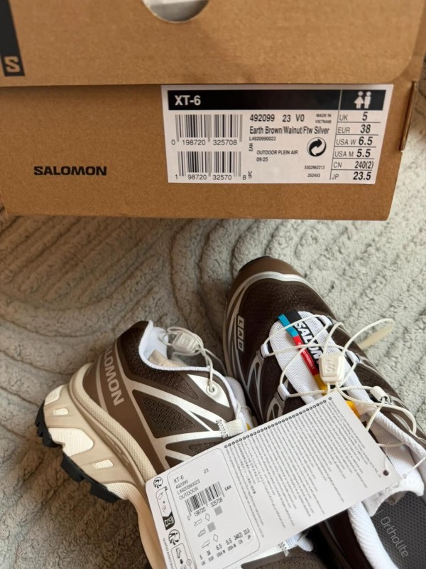 Salomon XT-6 Earth Brown Walnut - 38 2