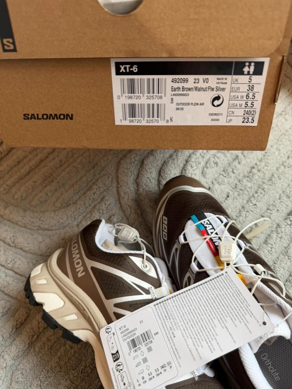 Salomon XT-6 Earth Brown Walnut - 38
