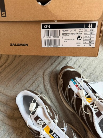 Salomon XT-6 Earth Brown Walnut - taille 38,5