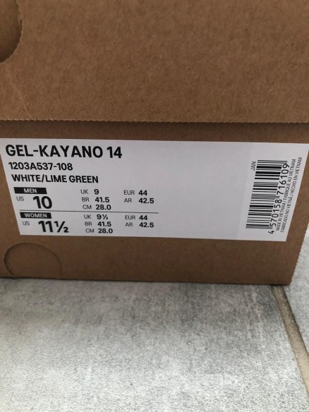 Asics gel kayano 14