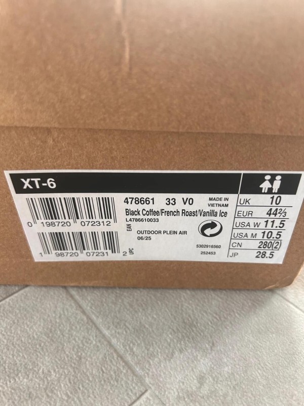 Salomon xt white cream black french coffee vanilla ice 2