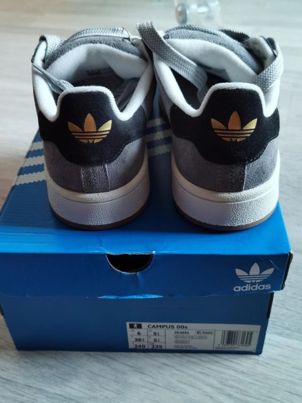 Campus 00s dark grey grey gum