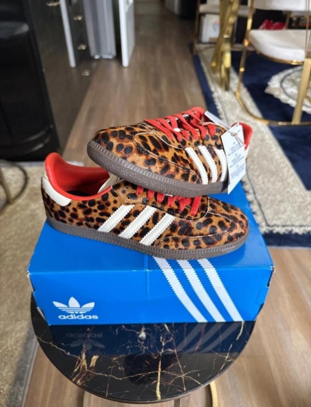 adidas samba og preloved red leopard taille 40