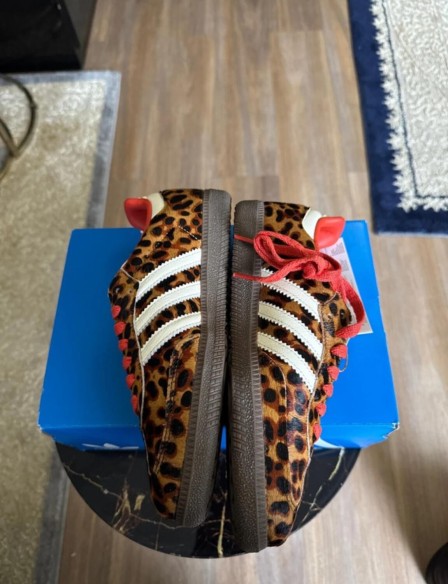 adidas samba og preloved red leopard taille 40