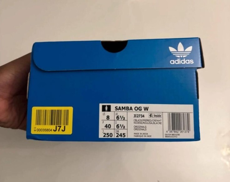 adidas samba og preloved red leopard taille 40