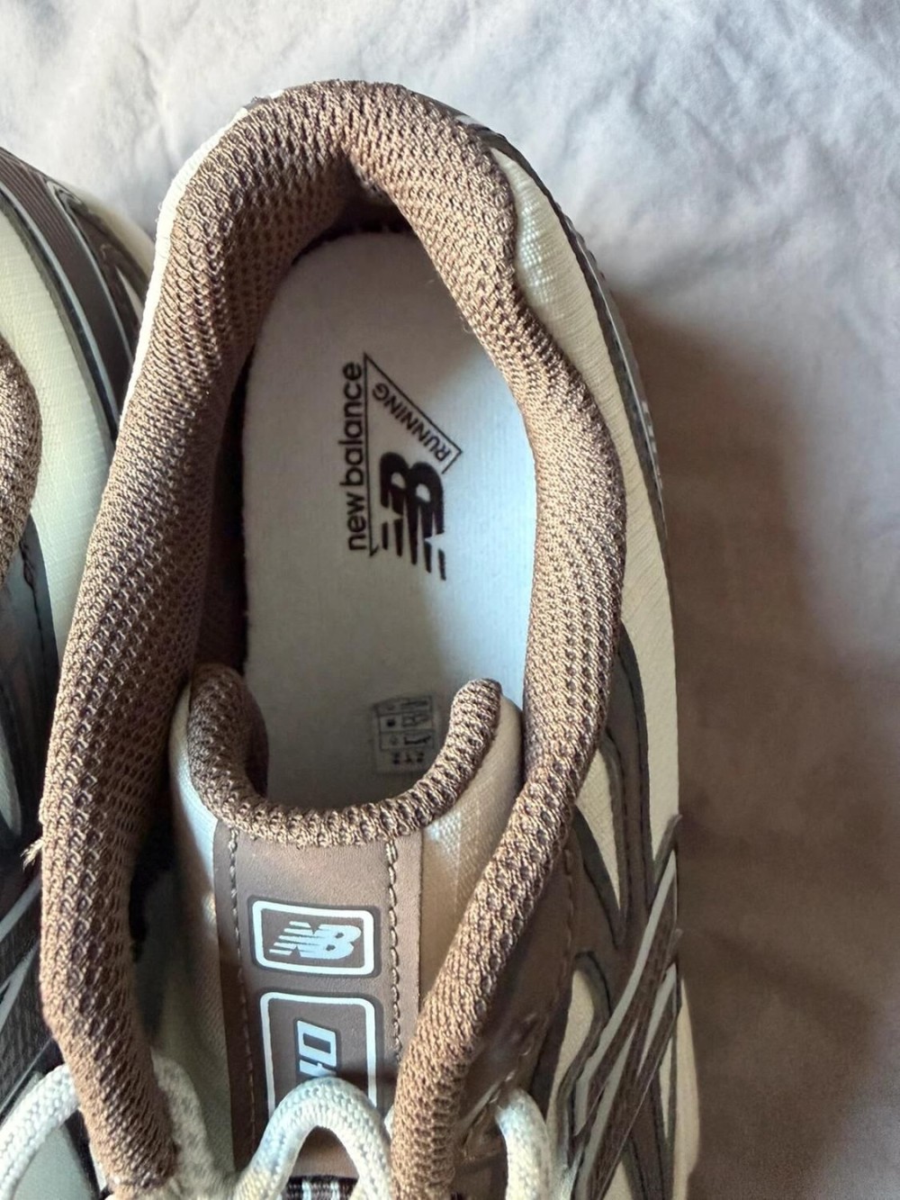 New Balance 740 Brown and Cream