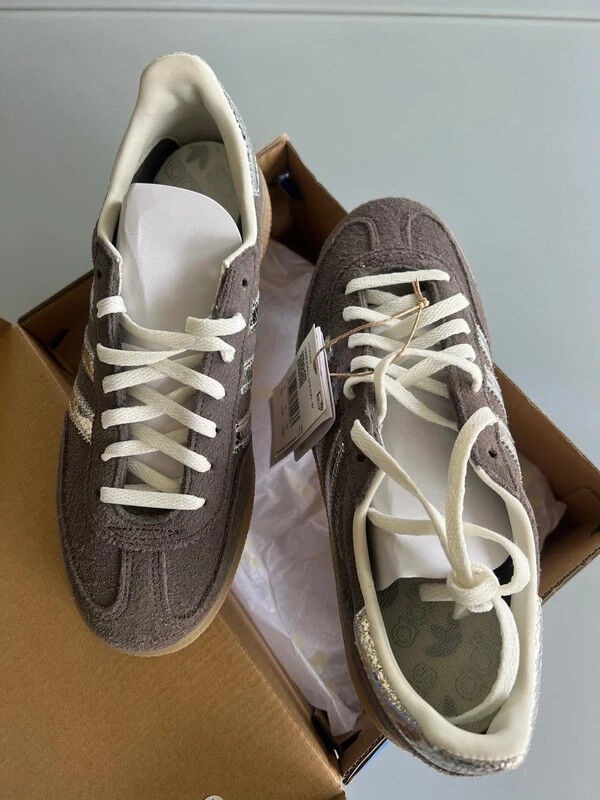 handball adidas spezial gris anthracite argent metallisé - taille 38 - neuf 2