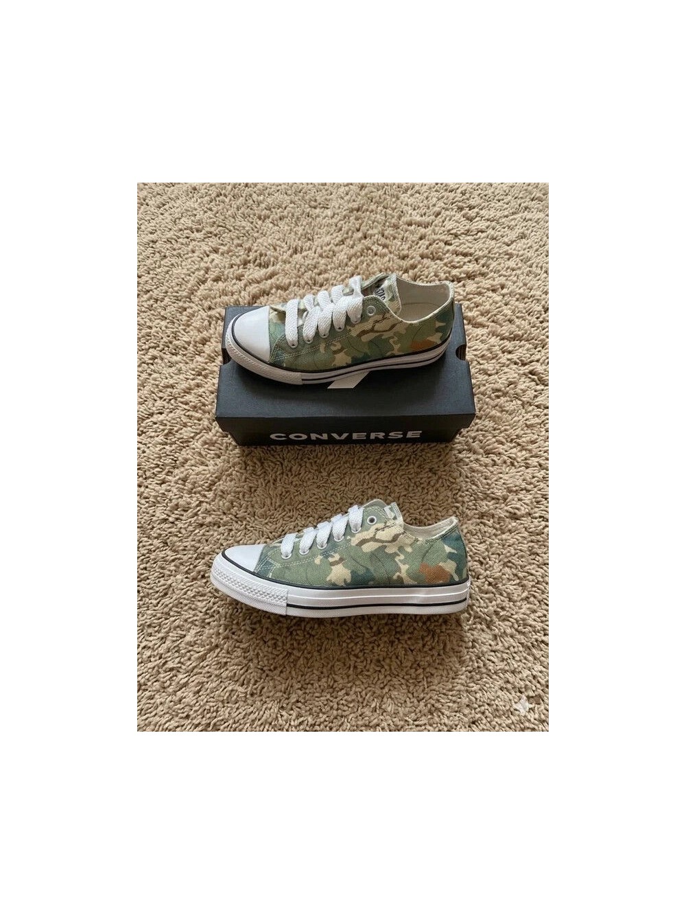 Converse chuck taylor all star throwback low leaf camo - neuf - 37