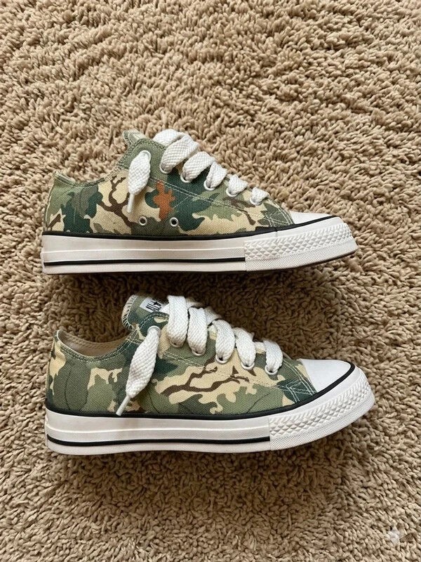 Converse chuck taylor all star throwback low leaf camo - neuf - 37 2