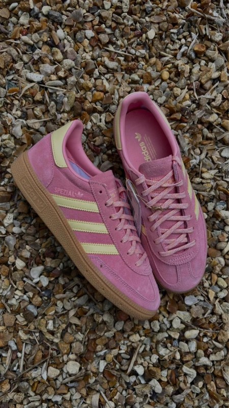 adidas handball spezial almost yellow / semi pink spark / jaune et rose / été taille 38 2