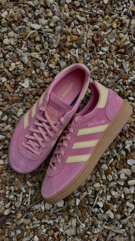 adidas handball spezial almost yellow / semi pink spark / jaune et rose / été taille 38 2
