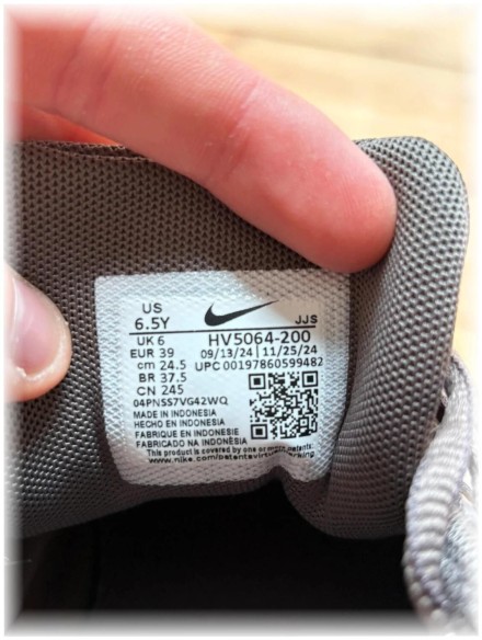 Nike P-6000 Cave stone medium ash flat peter metallic argenté - taille 39