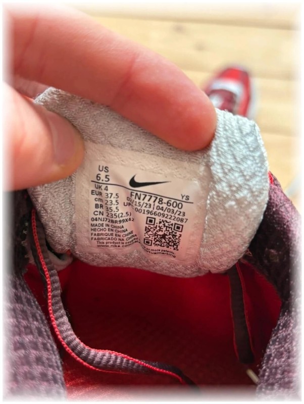 Nike Vomero 5 Red - taille 37,5 2