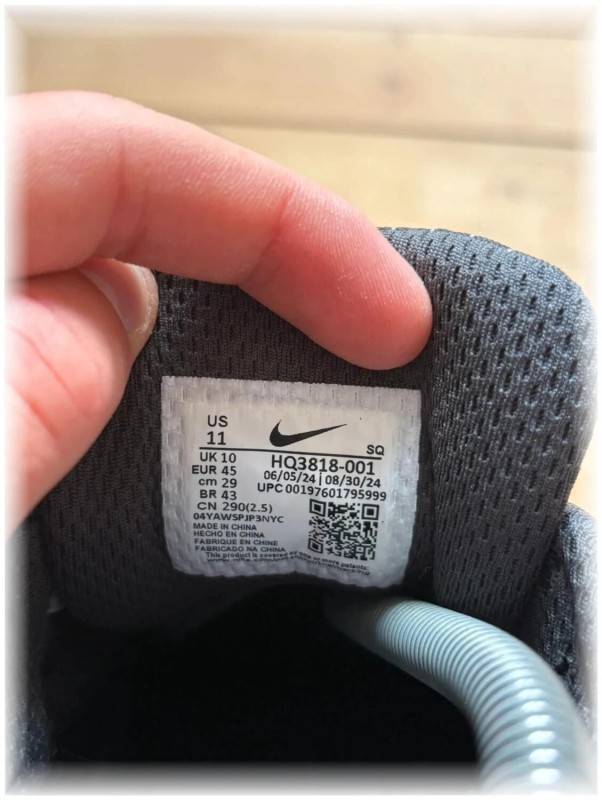 Nike p-6000 grey black - taille 45 2
