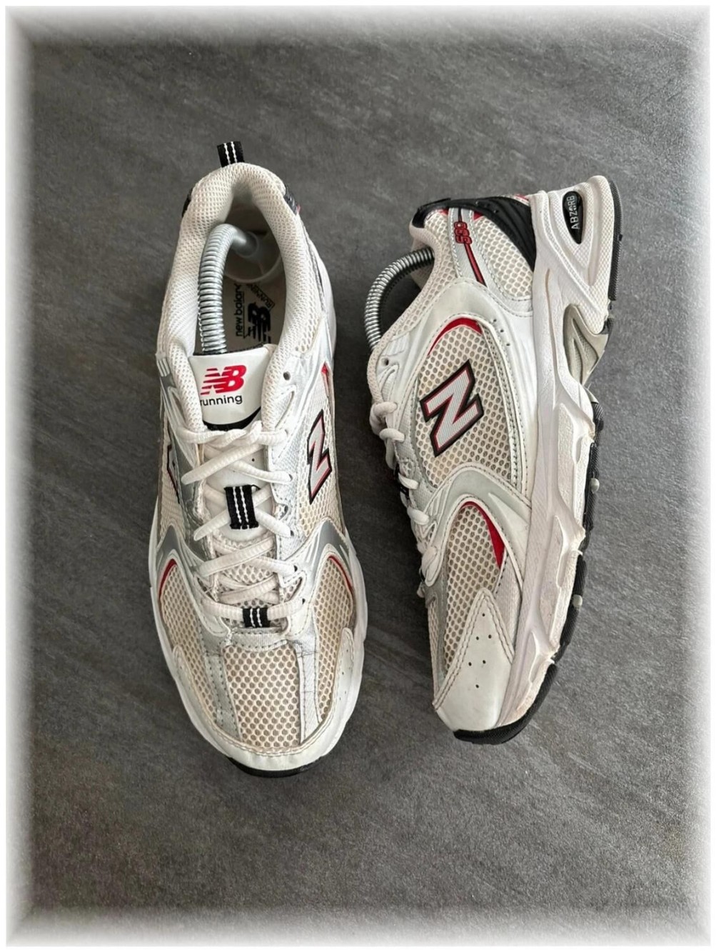 New Balance 530 Grey - Red / taille 40