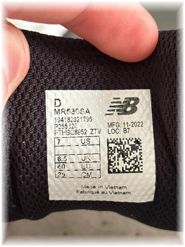 New Balance 530 Grey - Red / taille 40 2
