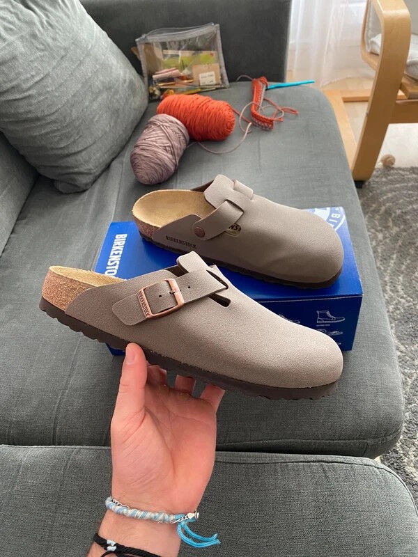Birkenstock Boston marron