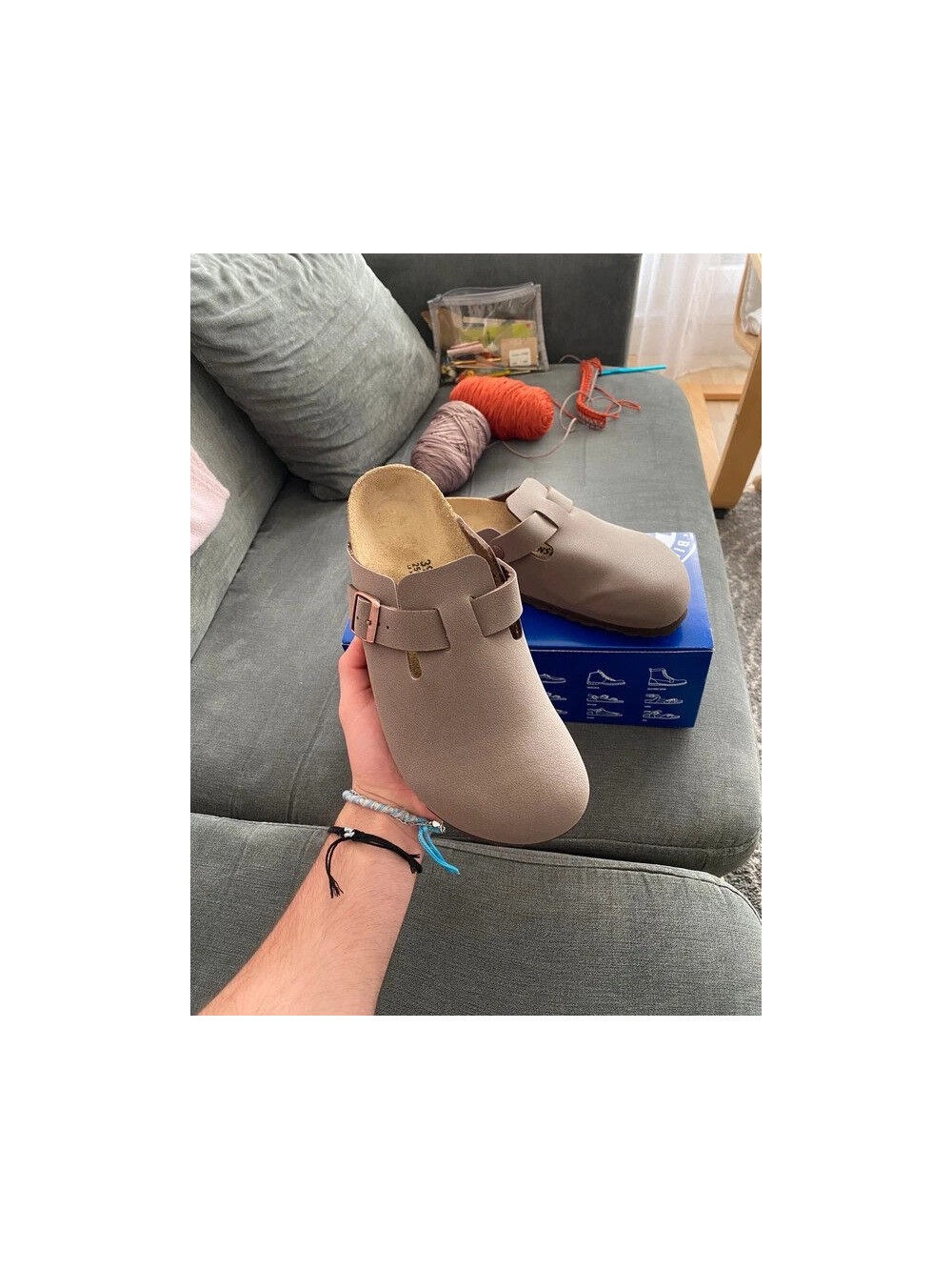 Birkenstock Boston marron