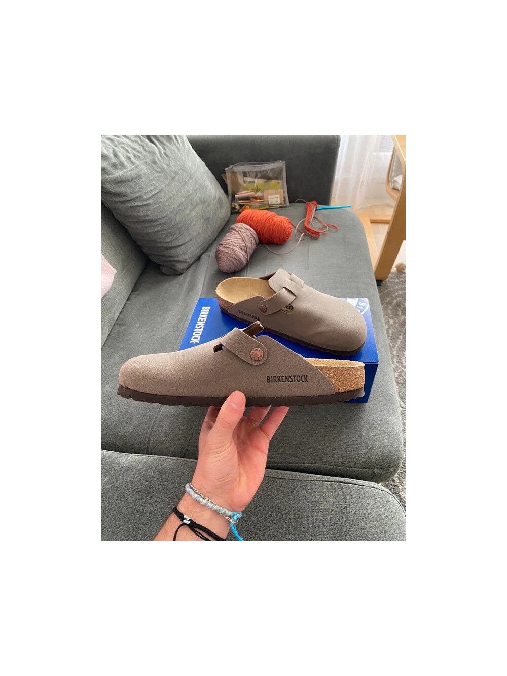 Birkenstock Boston marron