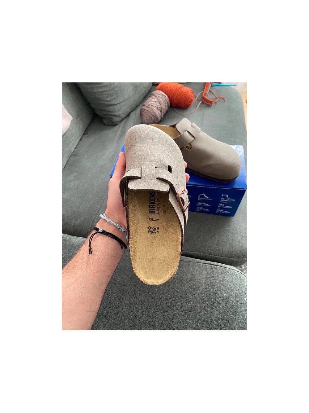 Birkenstock Boston marron