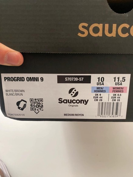 Saucony Progrid Omni 9 Blanc/Brun