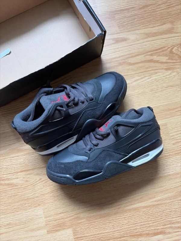 Nike air jordan 4 rm noir rouge taille 38,5