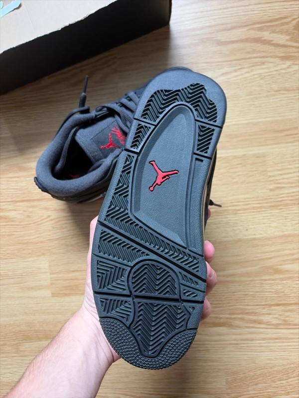 Nike air jordan 4 rm noir rouge taille 38,5 2
