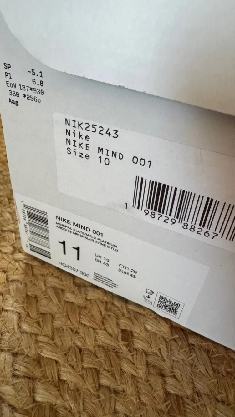 Nike mind 001 mineral - taille 45