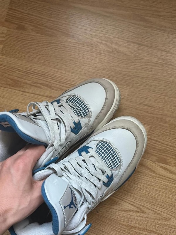 Nike air jordan 4 military blue 2