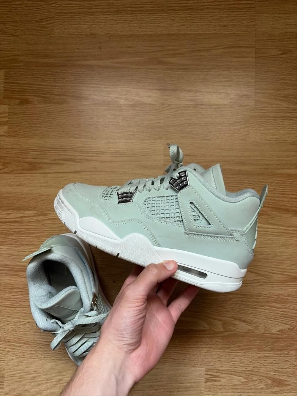 Nike air jordan 4 seafoam sail