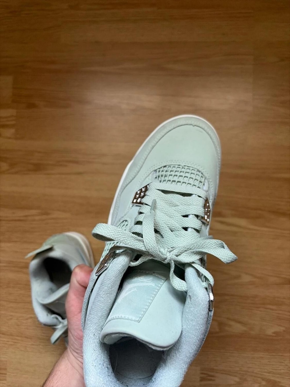 Nike air jordan 4 seafoam sail
