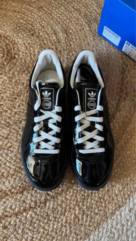 adidas BW Army Black Leather Patent Black - taille 42 2
