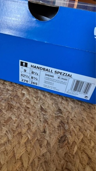 Adidas handball spezial carbon - taille 42,5