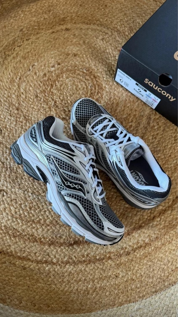 Saucony Progrid Omni 9 Grey Silver - Taille 44