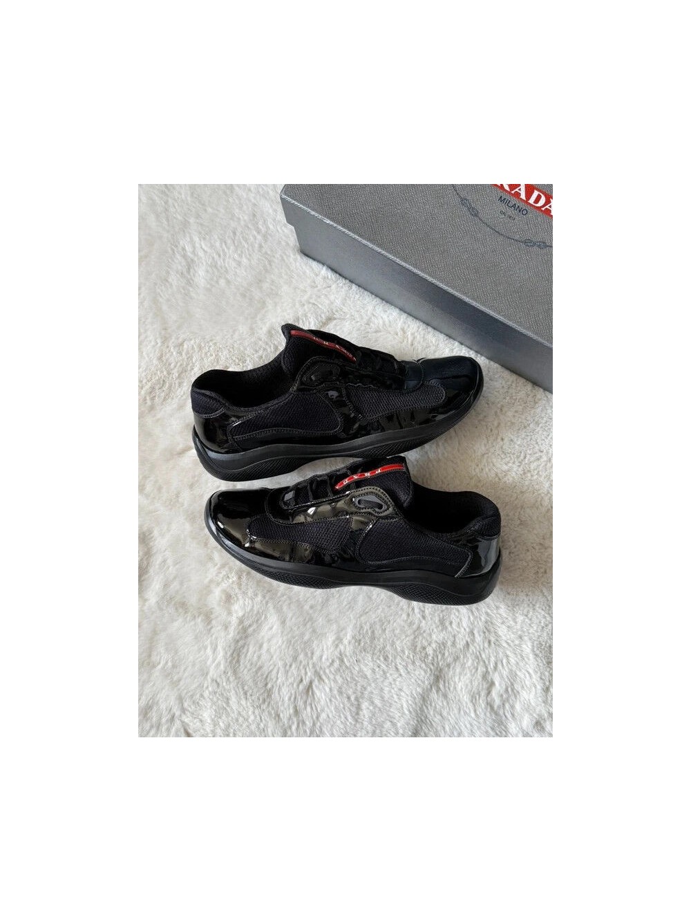 Prada America's Cup Original 'Black Patent' 42